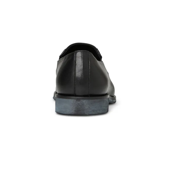 Bruno Magli Raging Leather Slipon 8211 Black Leather Men Dress Shoes