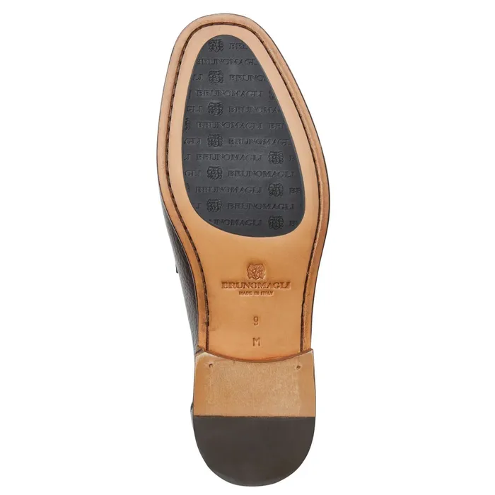 Bruno Magli Tonio Slip On Loafer Brown Cervo Leather Men Casual Shoes