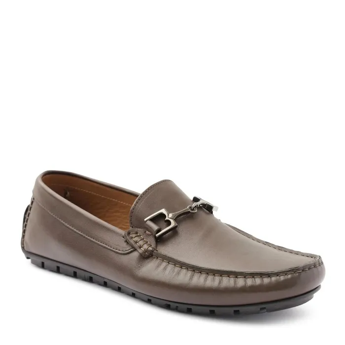 Bruno Magli Xander Leather Driving Moccasin 8211 Brown Men Loafers and Slipons