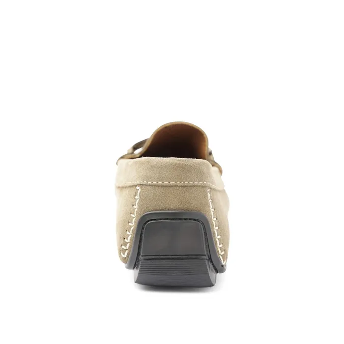 Bruno Magli Xander Suede Driving Moccasin 8211 Taupe Men Casual Shoes