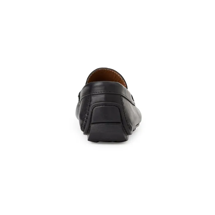 Bruno Magli Xane Casual Leather Driving MoccassinBlack Men Loafers and Slipons