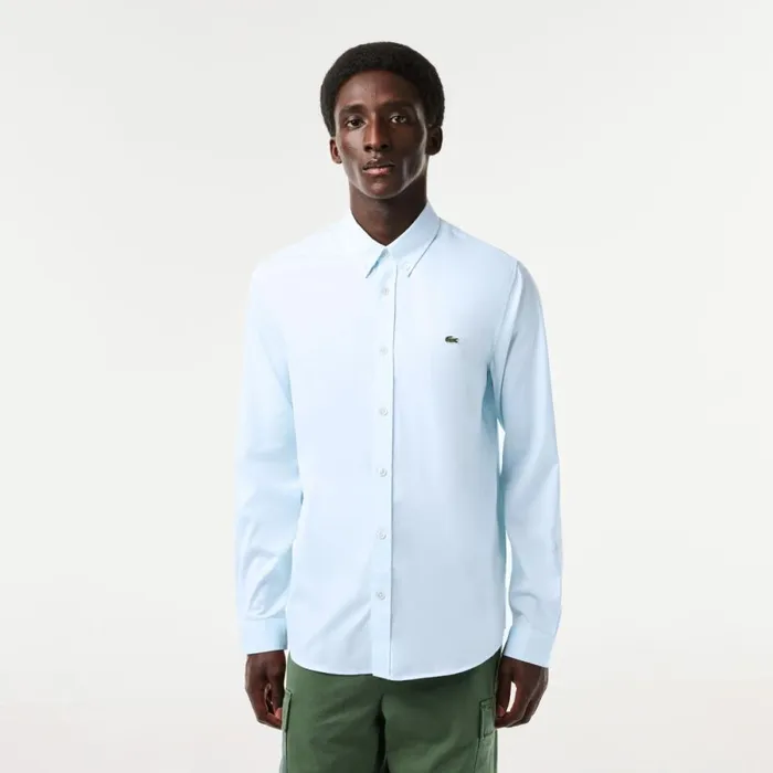 Button Down Shirts Men Lacoste Men039s Regular Fit Premium Cotton Shirt Pastel Blue Hbp Button Down Shirts Men Lacoste Men039s Regular Fit Premium Cotton Shirt Pastel Blue Hbp