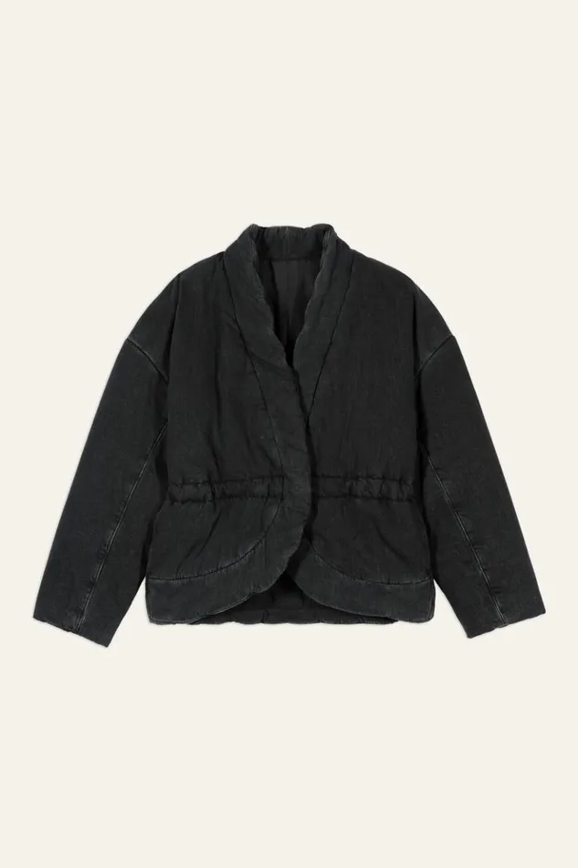 CalyQuilted Denim Jacket Clothing Baandsh Jackets and Coats