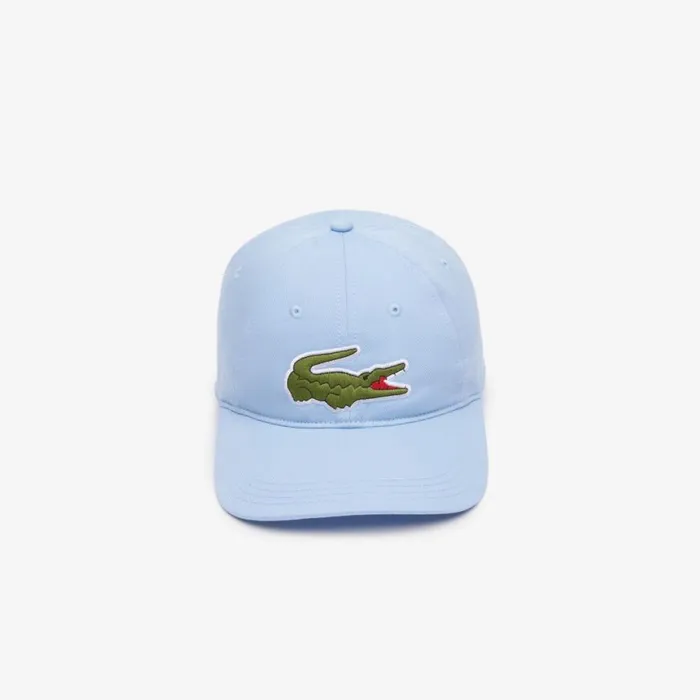 Caps and Hats MenWomen Lacoste Unisex Adjustable Organic Cotton Twill Cap Pastel Blue Hbp