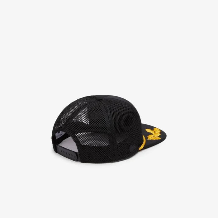 Caps and Hats MenWomen Lacoste Unisex Bimaterial Cap With Embroidered Visor Black 031