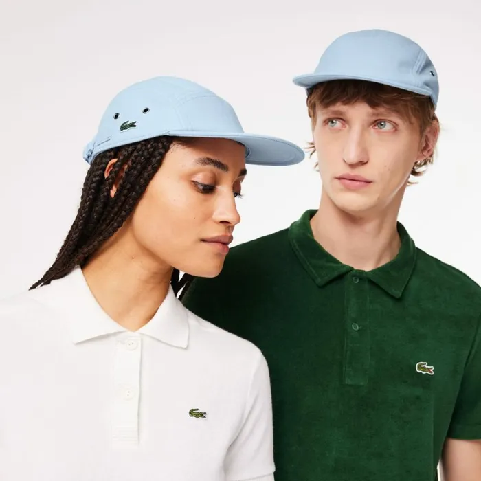 Caps and Hats MenWomen Lacoste Unisex Organic Cotton Piqu Cap Phoenix Blue J2g