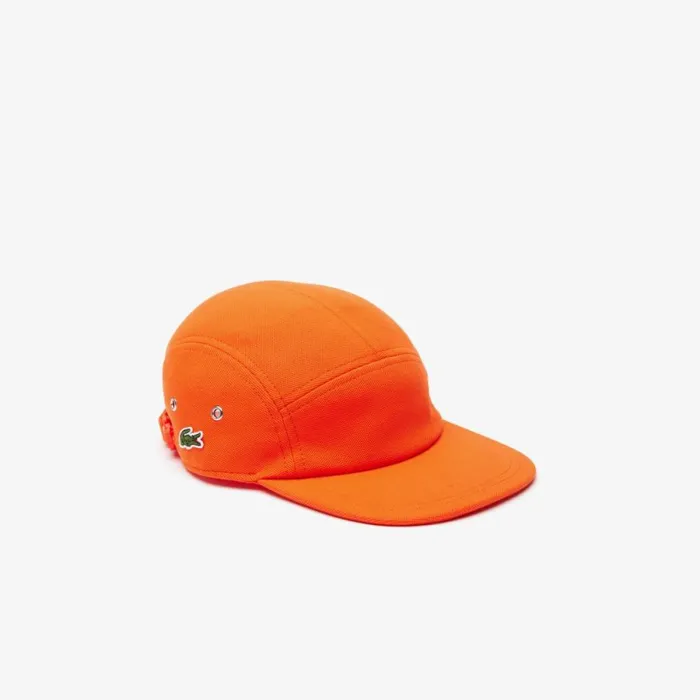 Caps and Hats MenWomen Lacoste Unisex Organic Cotton Piqu Cap Sunrise Orange Sji Caps and Hats MenWomen Lacoste Unisex Organic Cotton Piqu Cap Sunrise Orange Sji
