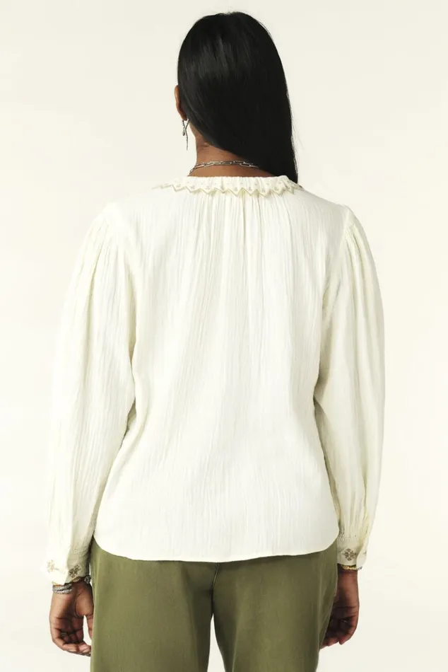 CaraFrilly Collar Shirt Clothing Baandsh Tops and Shirts