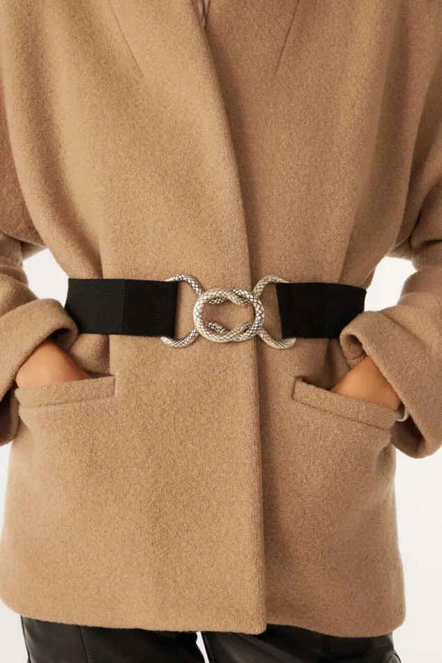CaroleBelted Coat Clothing Baandsh Jackets and Coats