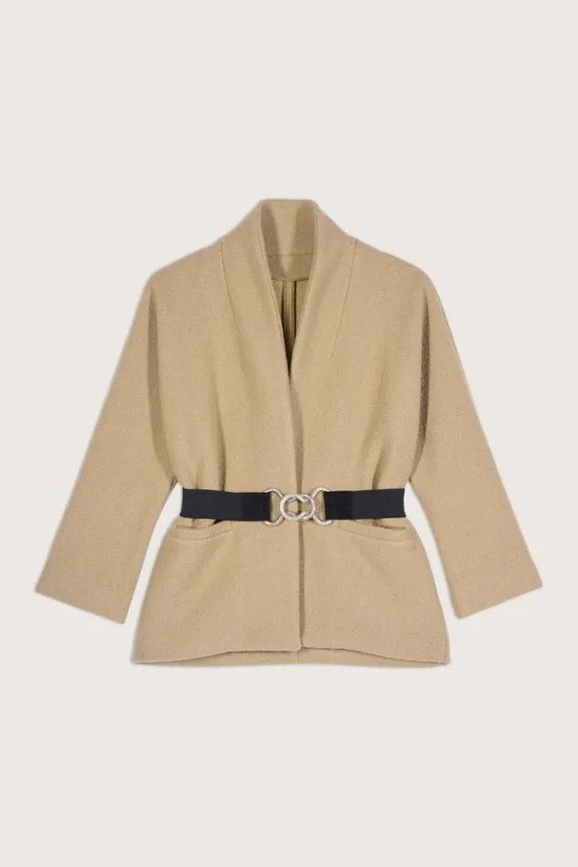 CaroleBelted Coat Clothing Baandsh Jackets and Coats