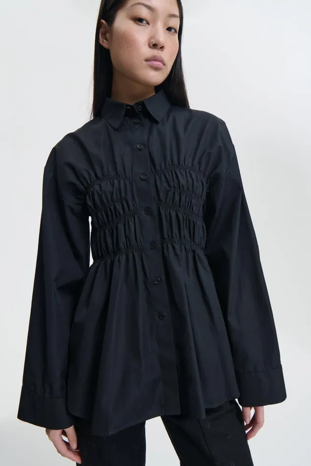 Cecilie Bahnsen Blouses Women BRAXTON SHIRT Black