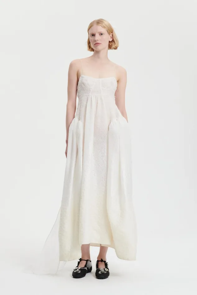 Cecilie Bahnsen Dresses Women LOUIE DRESS White