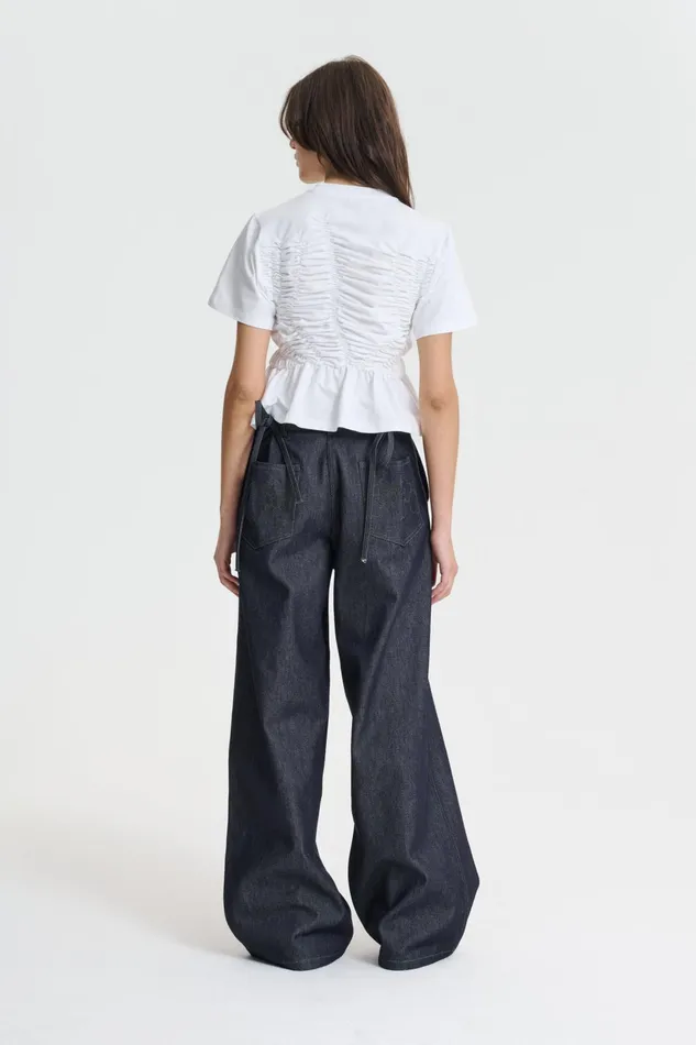 Cecilie Bahnsen Jersey Women ACE TOP White