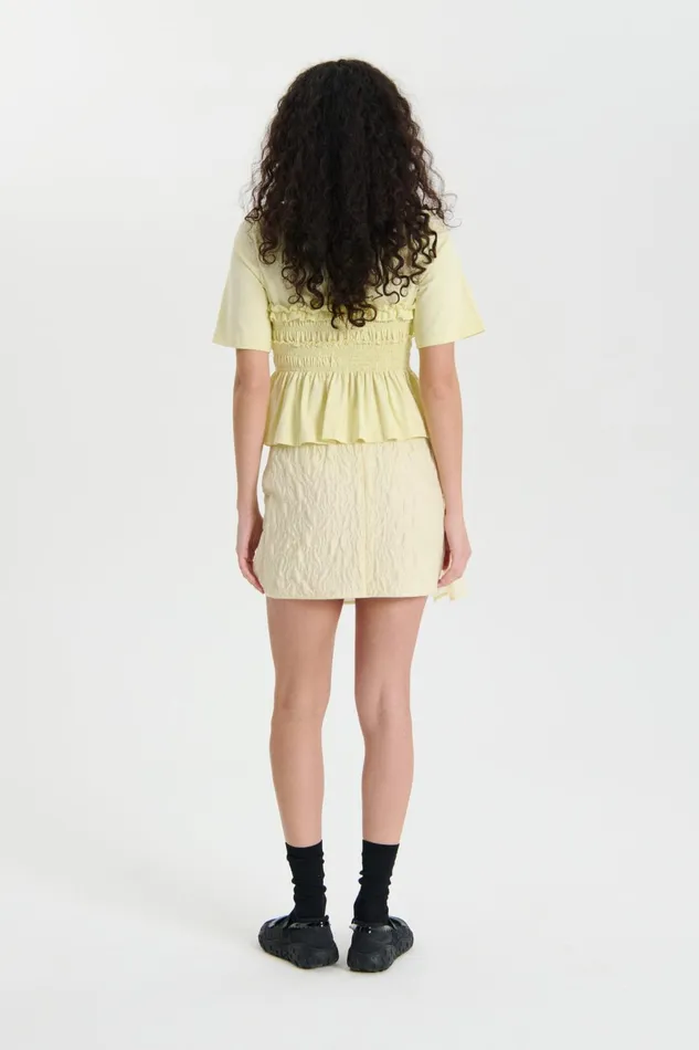 Cecilie Bahnsen Jersey Women VILDE TOP Soft Yellow