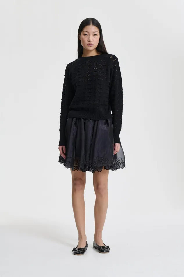 Cecilie Bahnsen Knits Women BIDANE PULLOVER Black
