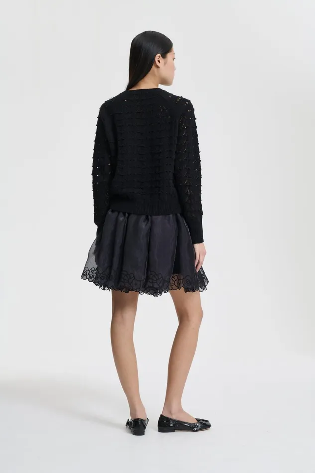 Cecilie Bahnsen Knits Women BIDANE PULLOVER Black