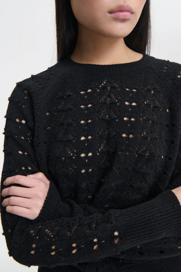 Cecilie Bahnsen Knits Women BIDANE PULLOVER Black