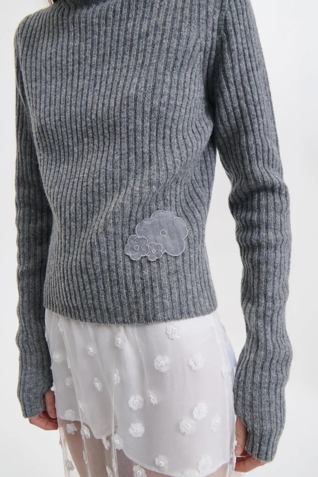Cecilie Bahnsen Knits Women BLAS PULLOVER Grey