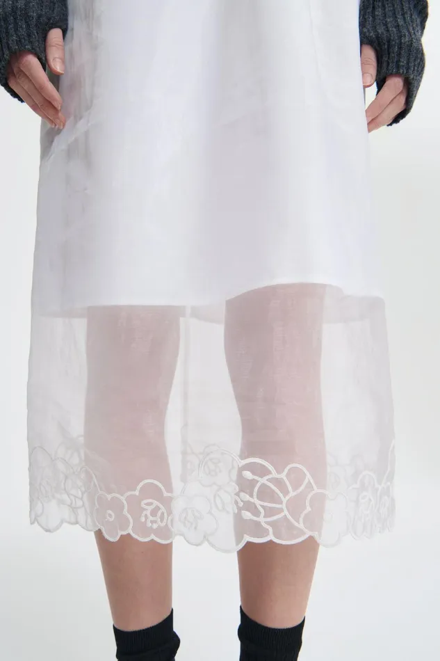 Cecilie Bahnsen Skirts Women BRIA SKIRT White