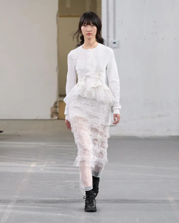 Cecilie Bahnsen Skirts Women GLENDA SKIRT White