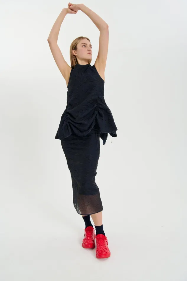 Cecilie Bahnsen Skirts Women UKA SKIRT Navy
