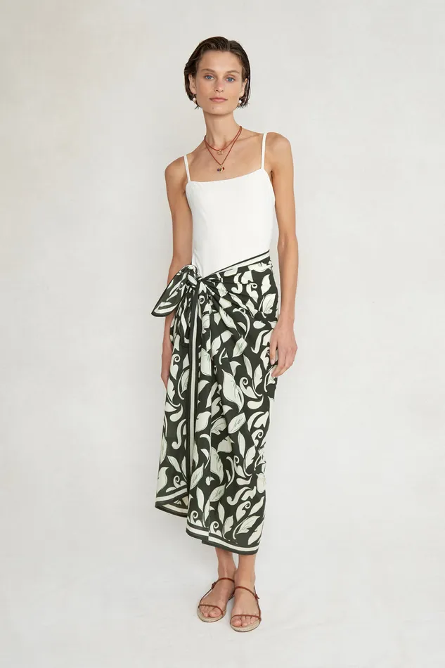 Chan Luu Bottoms Ivy Printed Sarong Black 8211 Women