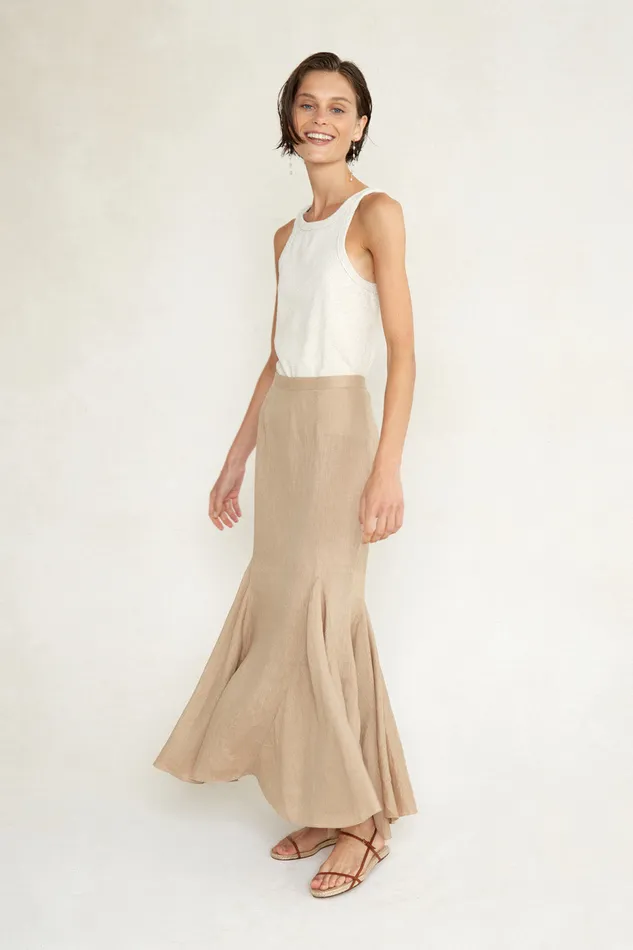 Chan Luu Bottoms Mermaid Skirt Almondine 8211 Women