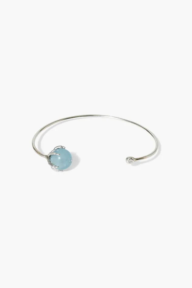 Chan Luu Bracelets Lark Cuff Bracelet Aquamarine 8211 Women