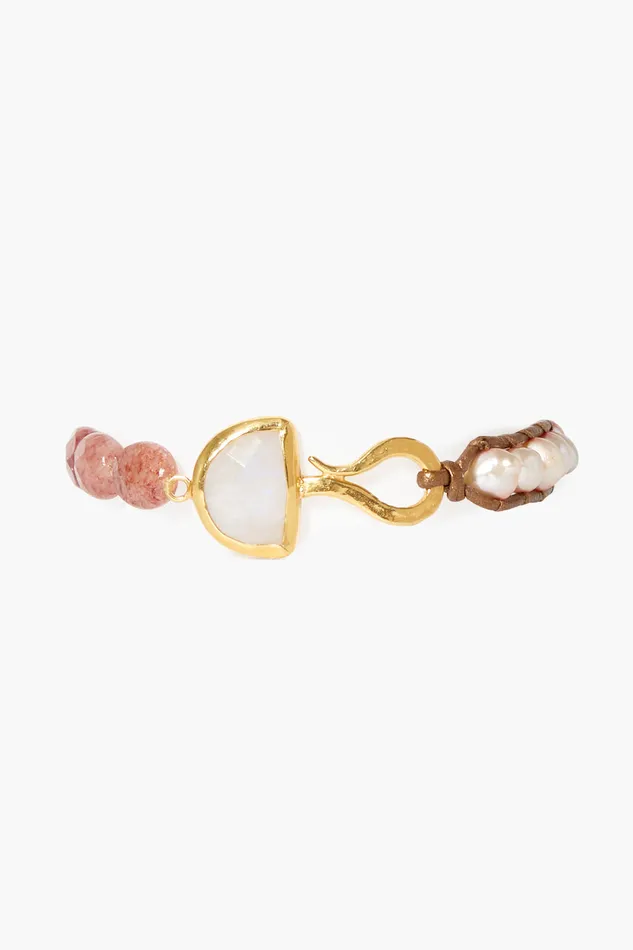 Chan Luu Bracelets Luna Single Wrap Bracelet Pink Mix 8211 Women