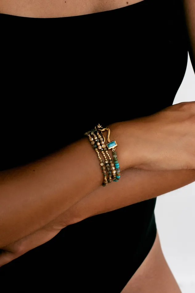 Chan Luu Bracelets Odyssey Hook Bracelet Turquoise 8211 Women