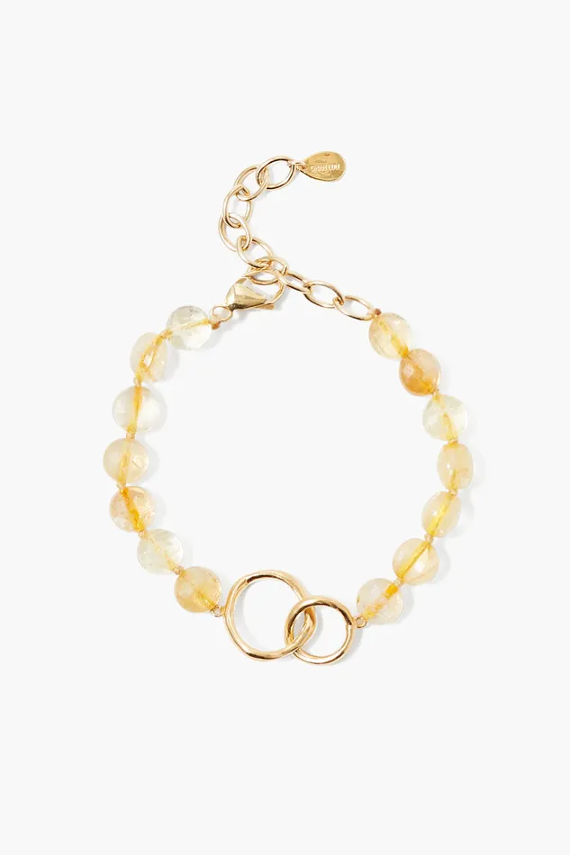 Chan Luu Bracelets Reunion Link Bracelet Citrine 8211 Women