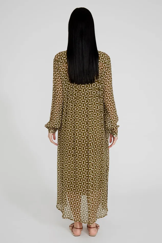 Chan Luu Dresses Eloise Dress Fir Green 8211 Women