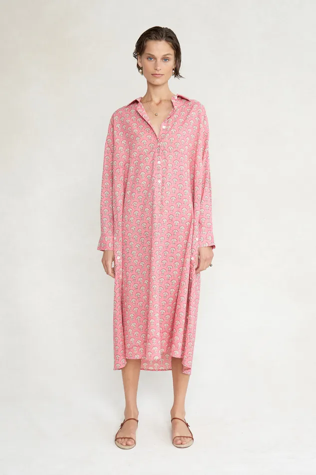 Chan Luu Dresses Krista Dress Begonia Pink 8211 Women