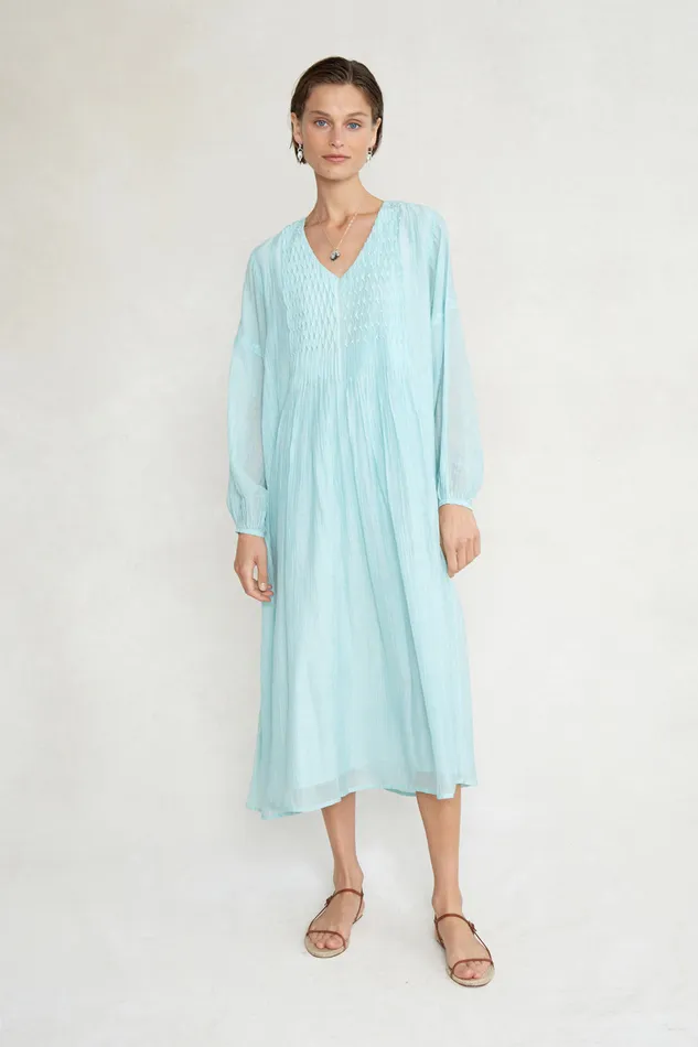 Chan Luu Dresses Pamela Dress Aqua 8211 Women