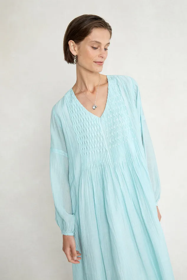 Chan Luu Dresses Pamela Dress Aqua 8211 Women