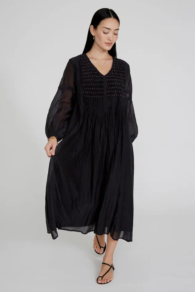 Chan Luu Dresses Pamela Dress Caviar 8211 Women