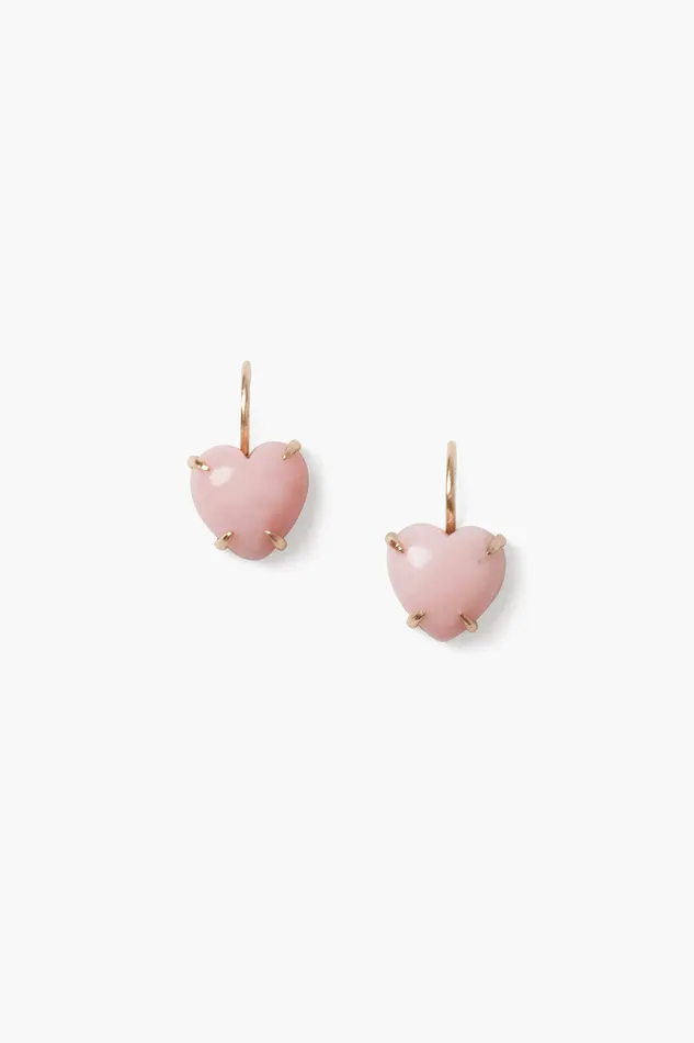 Chan Luu Earrings 14k Heart Earrings Pink Opal 8211 Women