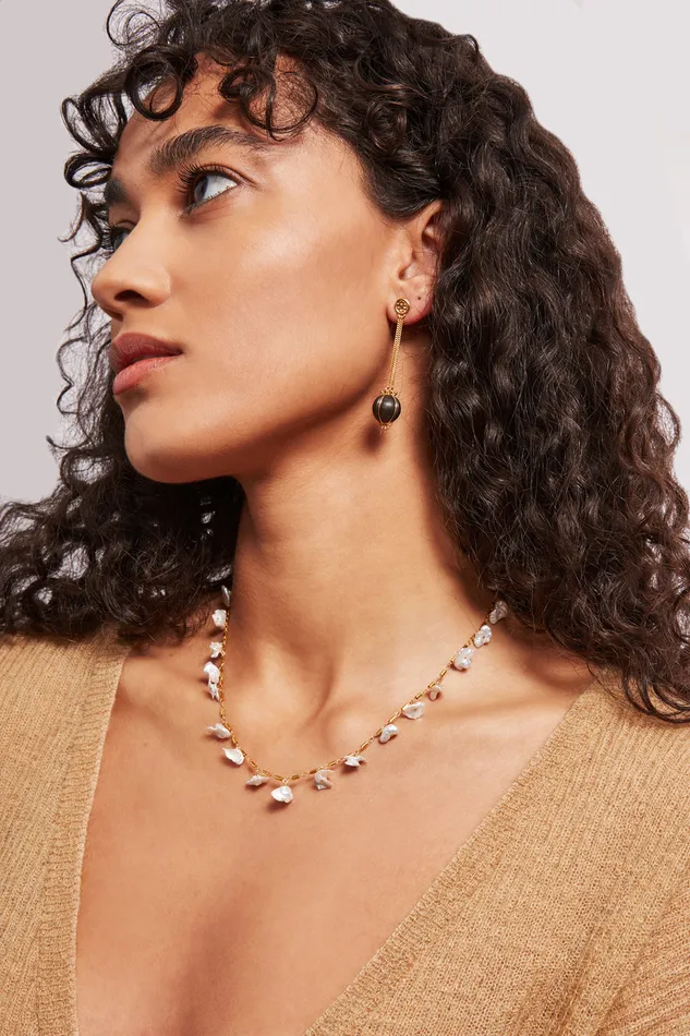 Chan Luu Earrings Balloon Drop Earrings Black Mix 8211 Women