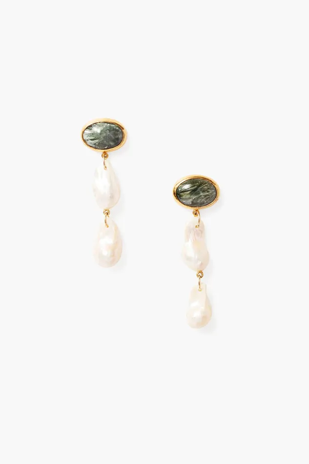 Chan Luu Earrings Georgette Drop Earrings White Pearl 8211 Women