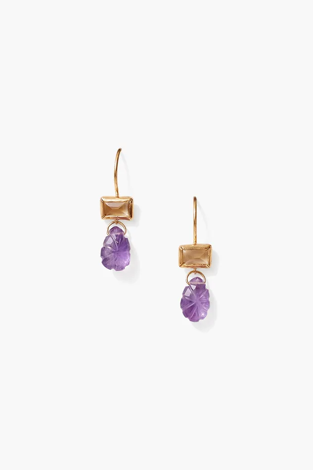 Chan Luu Earrings Jubilee Drop Earrings Amethyst 8211 Women