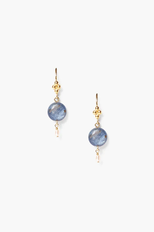 Chan Luu Earrings Kyanite And Pearl Drop Earrings 8211 Women