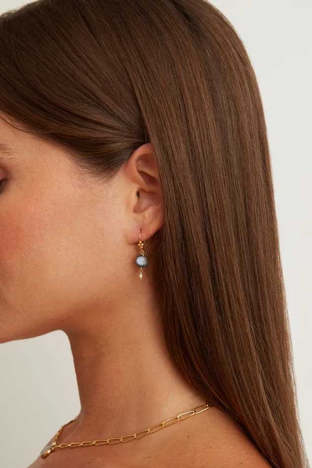 Chan Luu Earrings Kyanite And Pearl Drop Earrings 8211 Women