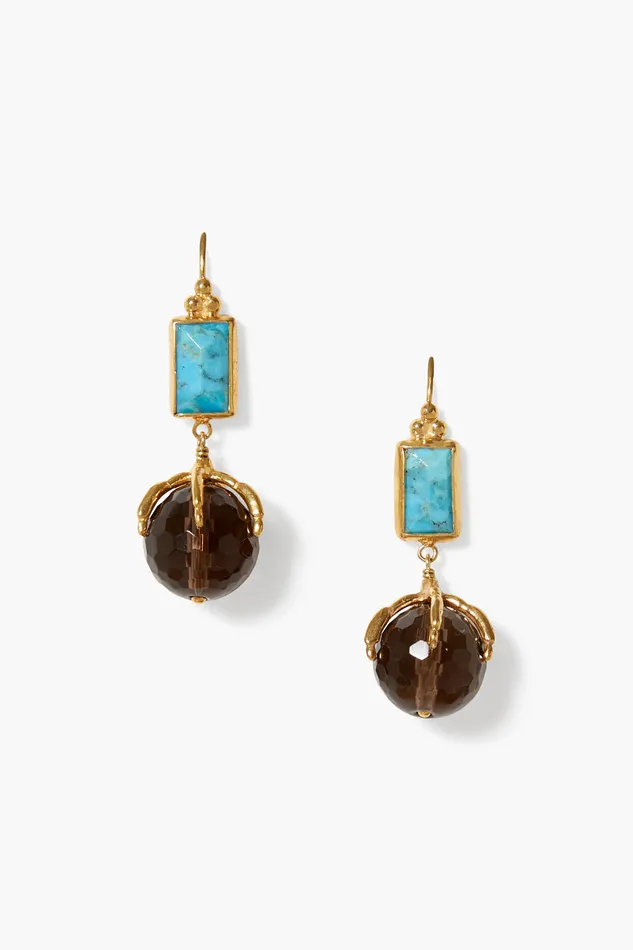 Chan Luu Earrings Lark Drop Earrings Turquoise Mix 8211 Women