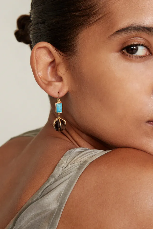 Chan Luu Earrings Lark Drop Earrings Turquoise Mix 8211 Women