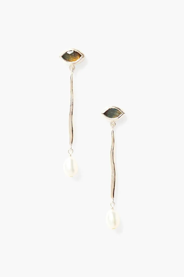 Chan Luu Earrings Lucia Evil Eye Earrings Labradorite 8211 Women