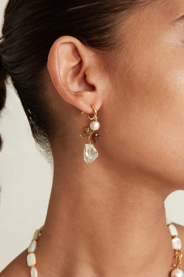 Chan Luu Earrings Ophelia Drop Earrings Citrine Mix 8211 Women