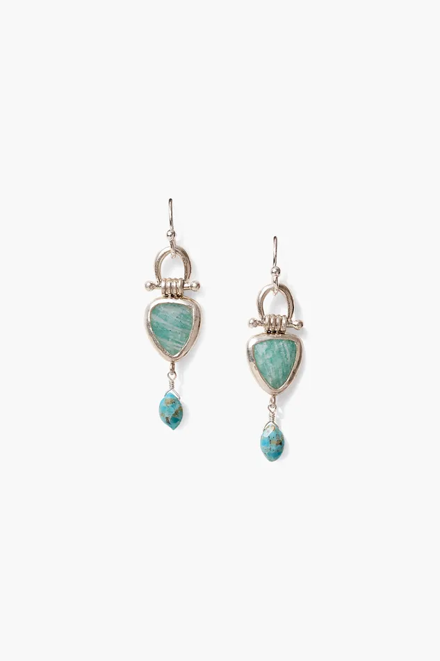 Chan Luu Earrings Rahel Drop Earrings Amazonite 8211 Women