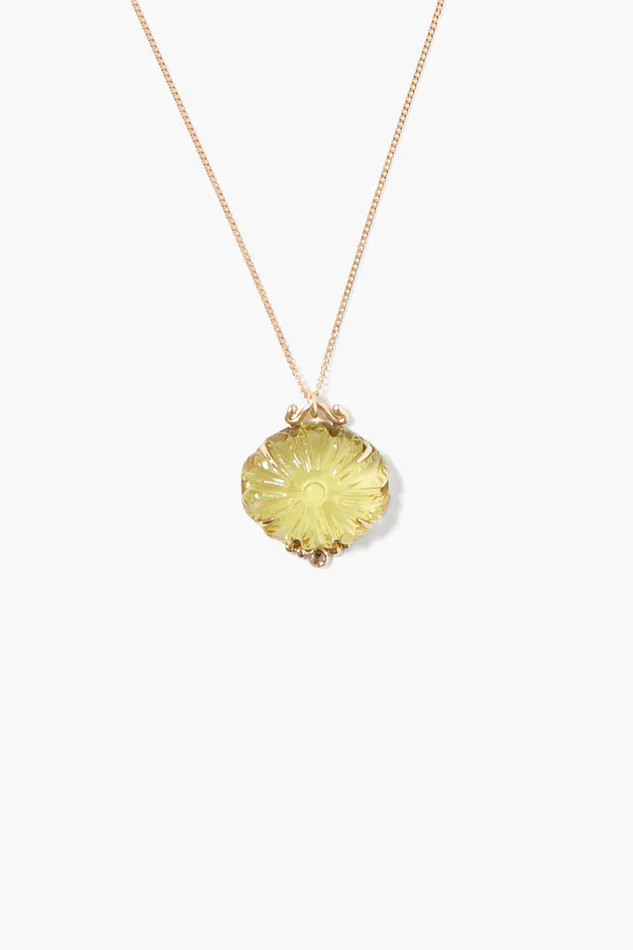 Chan Luu Necklaces 14k Dahlia Necklace Lemon Topaz 8211 Women