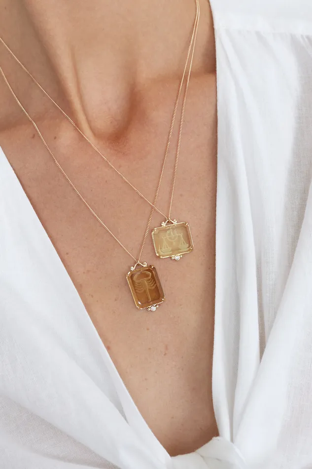 Chan Luu Necklaces 14k Gemini Zodiac Necklace 8211 Women