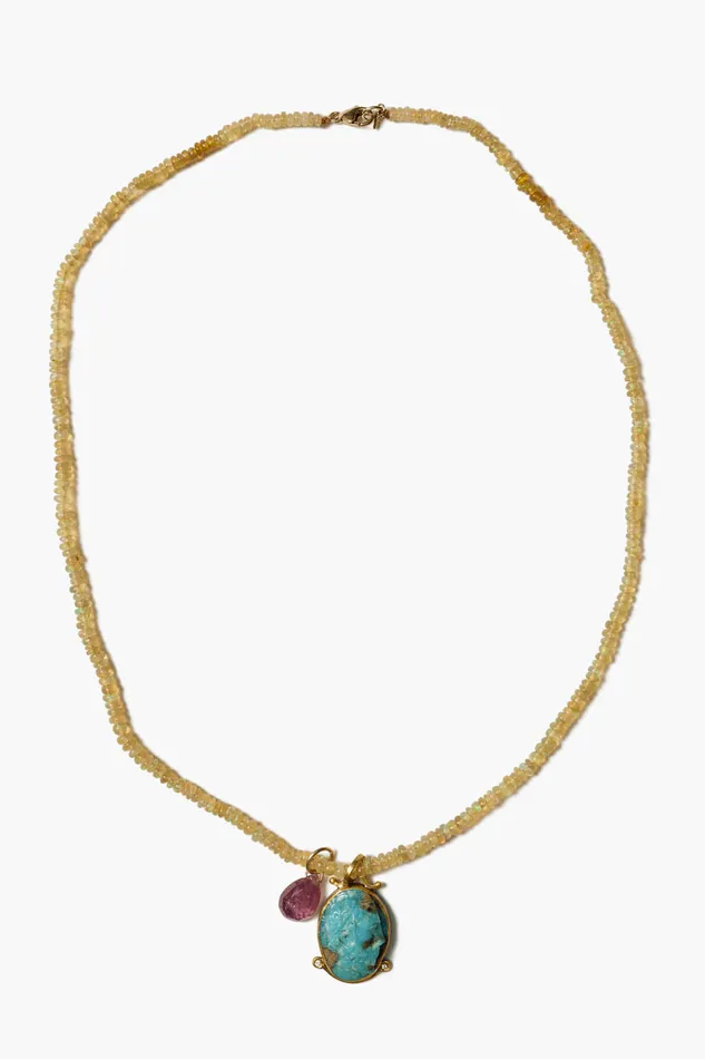 Chan Luu Necklaces 14k Mercury Cameo Necklace Multi 8211 Women